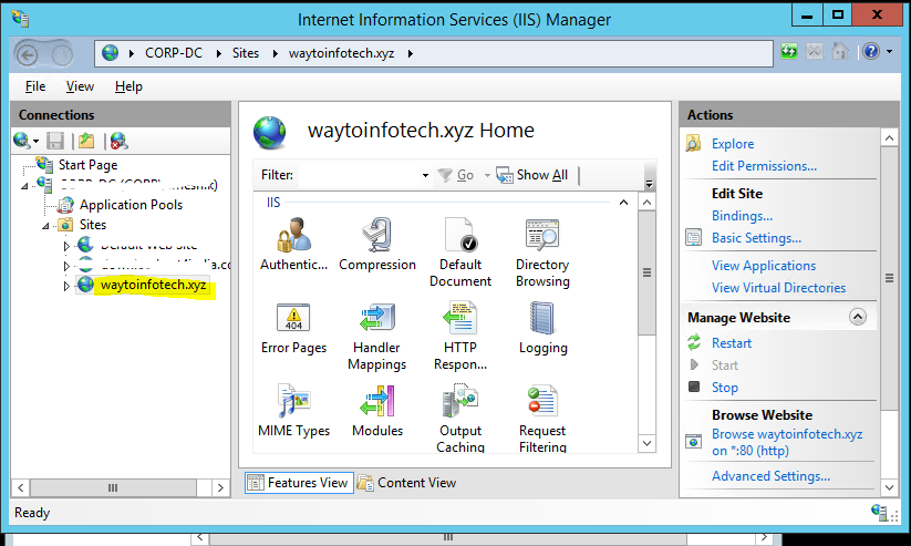 How to Create Website in IIS on Windows How to Create Website in IIS on Windows